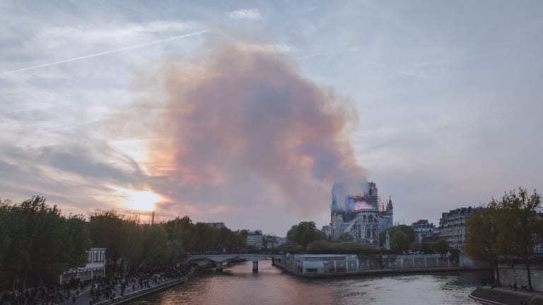 Months After Fire, Worshipers Return to Notre Dame—and Other Notes from the Week