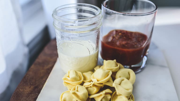 Tortellini with Two Sauces