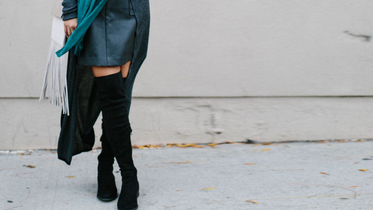 below knee length boots