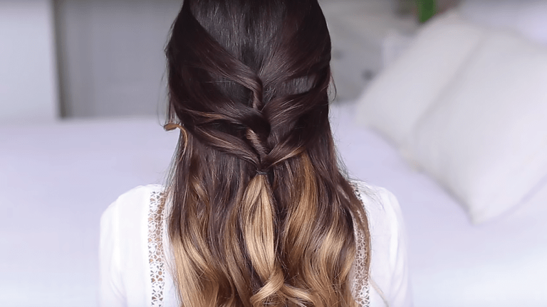 Quick and Simple Half Up Hair Tutorial