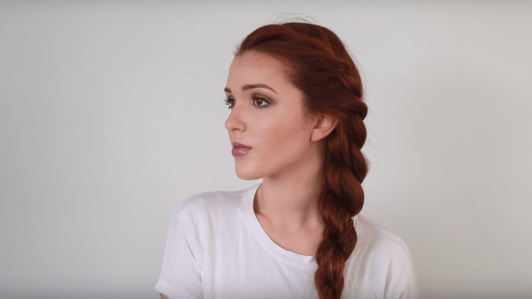 Fishtail Braid Half-Up Hairstyle Tutorial - Luxy® Hair