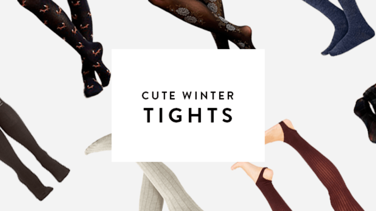 Embroidered, Cozy, and Printed: The Best Winter Tights to Keep You Warm in  Style - Verily