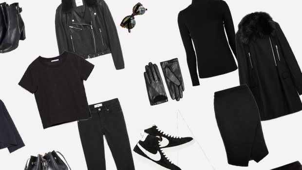 All black online outfits polyvore