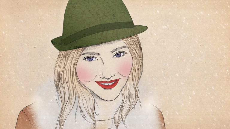 Winter hats for round faces female store