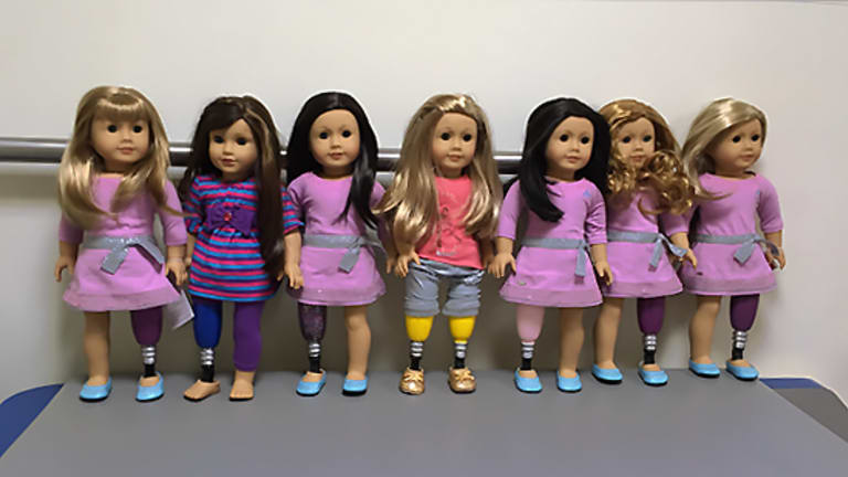 Barbie with hot sale fake leg