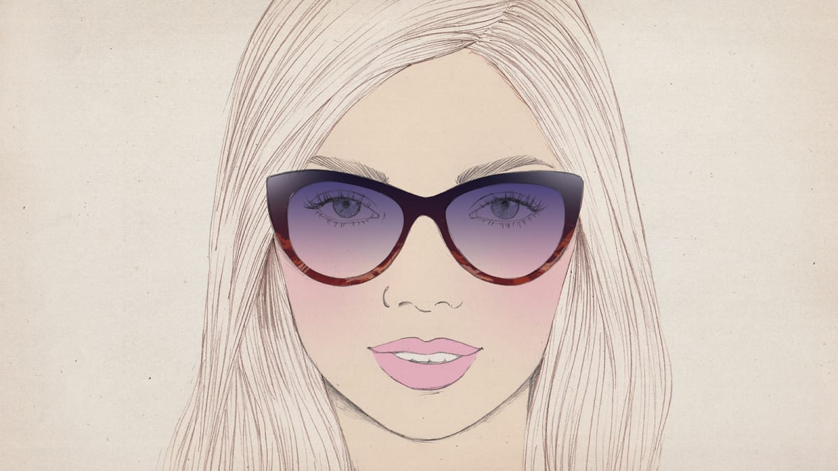 Ray ban shop erika on face