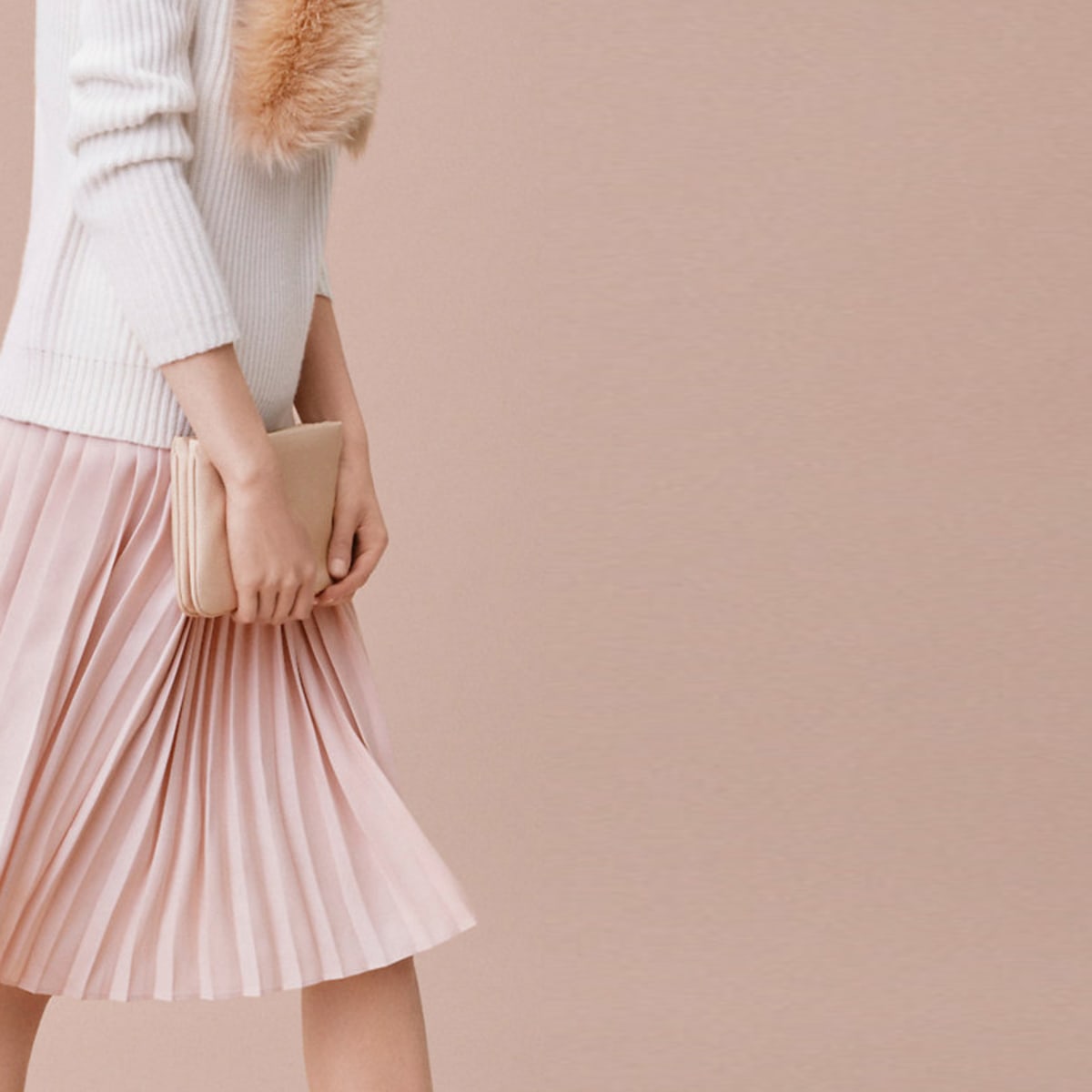 Pleated online skirt unflattering