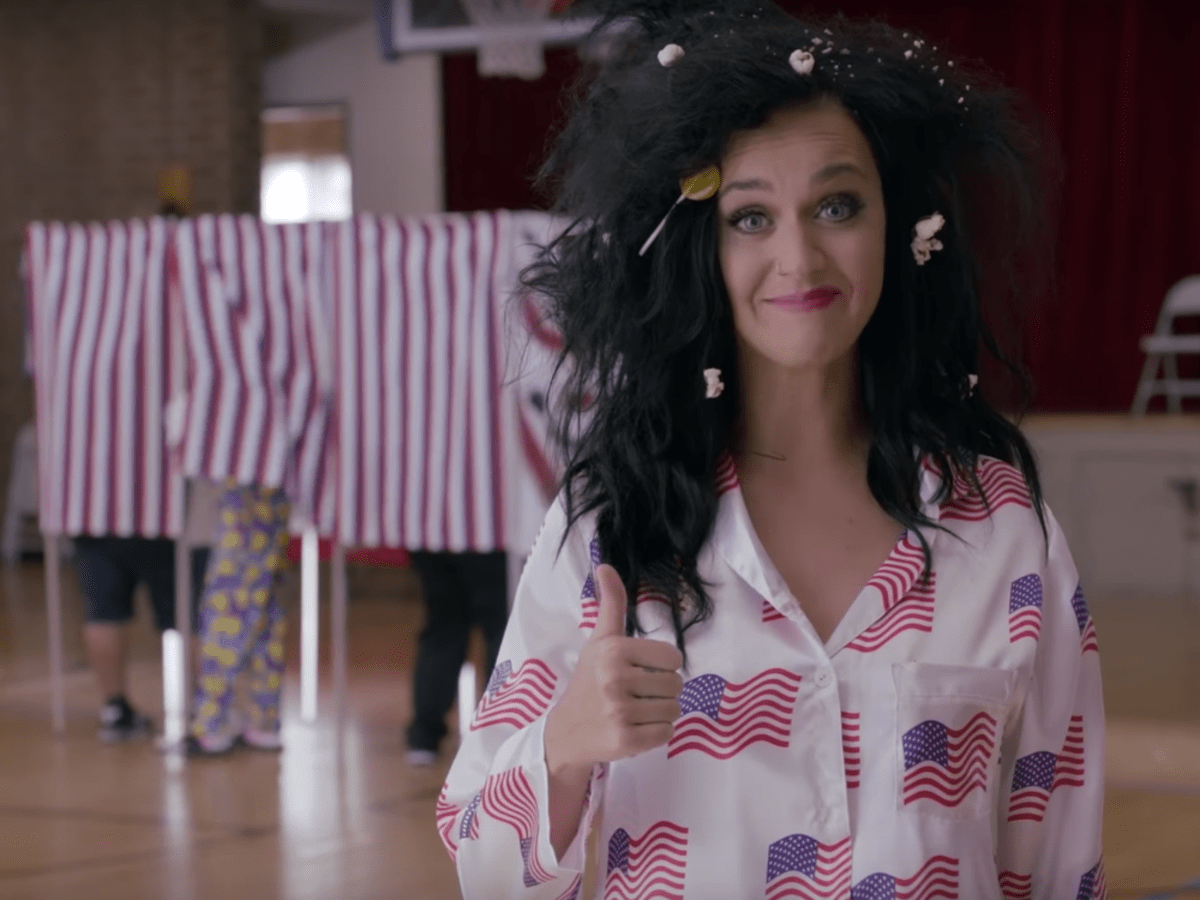 Katy Perry Porn Vids - Katy Perry Didn't Have to Get Naked to Encourage Us to Vote - Verily
