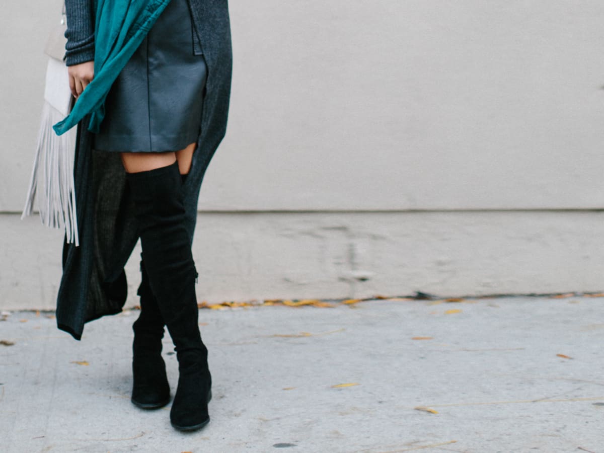 A Beginner s Guide to Wearing Skirts with Boots Verily
