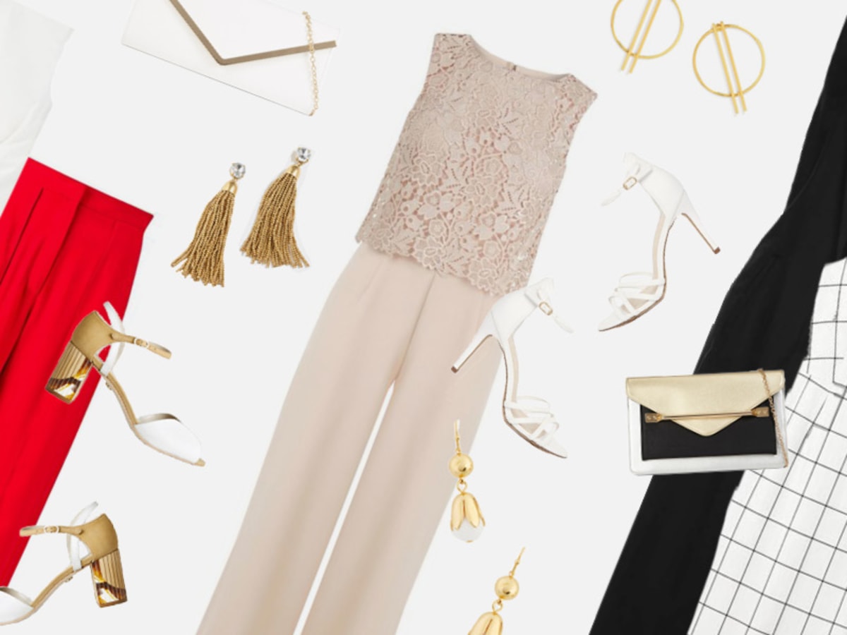 Summer wedding pants outfit discount