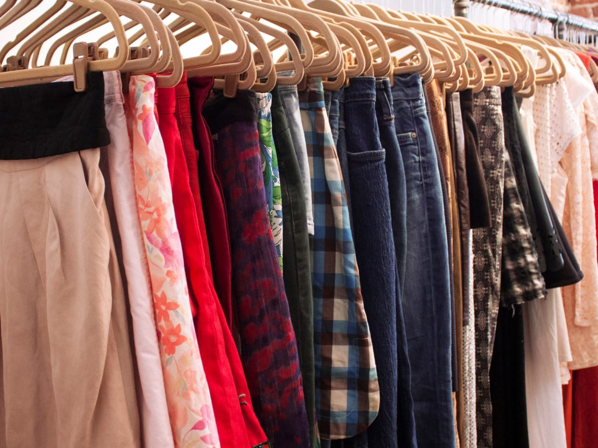 Thrift stores with good clothes on sale