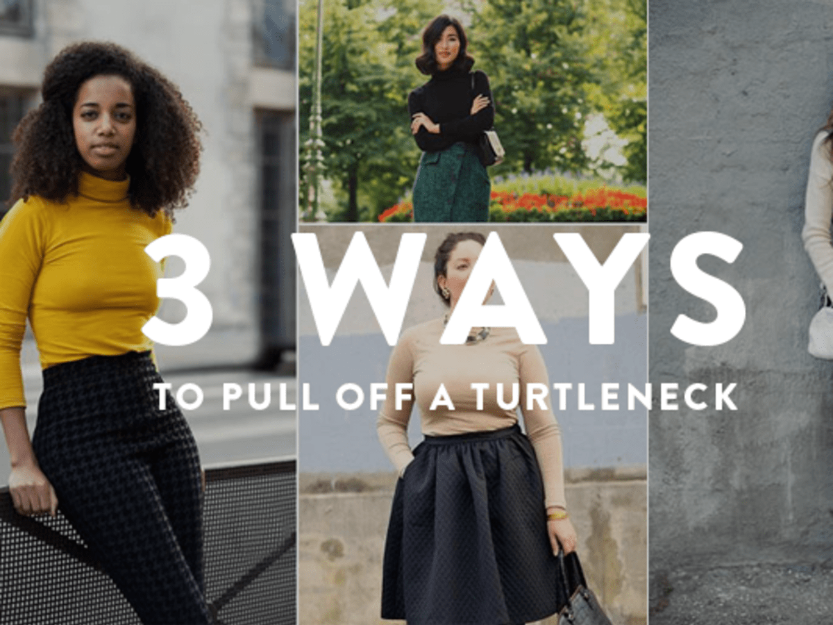 Turtleneck top clearance with skirt