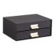 Bigso Black and Gold Stockholm Paper Drawers, $25