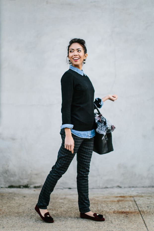 4 Totally Different Ways to Style 1 Classic Black Sweater - Verily