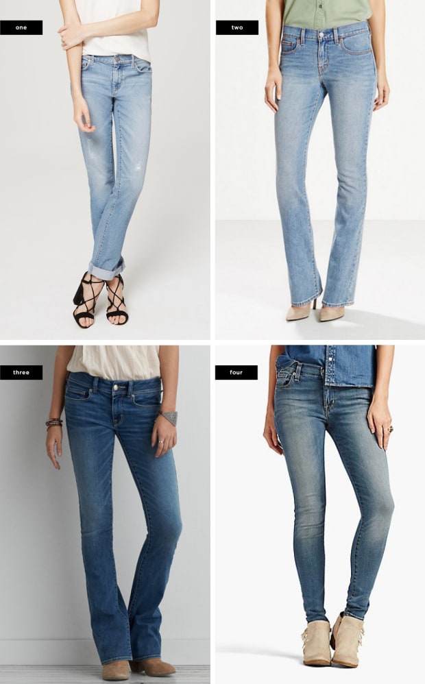 jeans for inverted triangle body shape