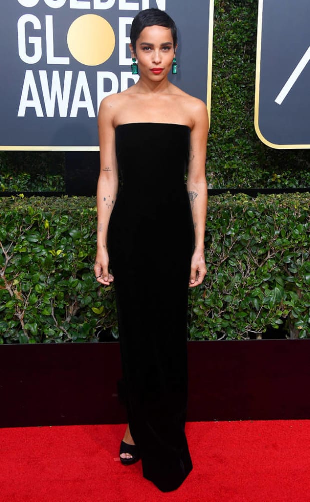 Zoë Kravitz, YSL // Photo Credit: E! News