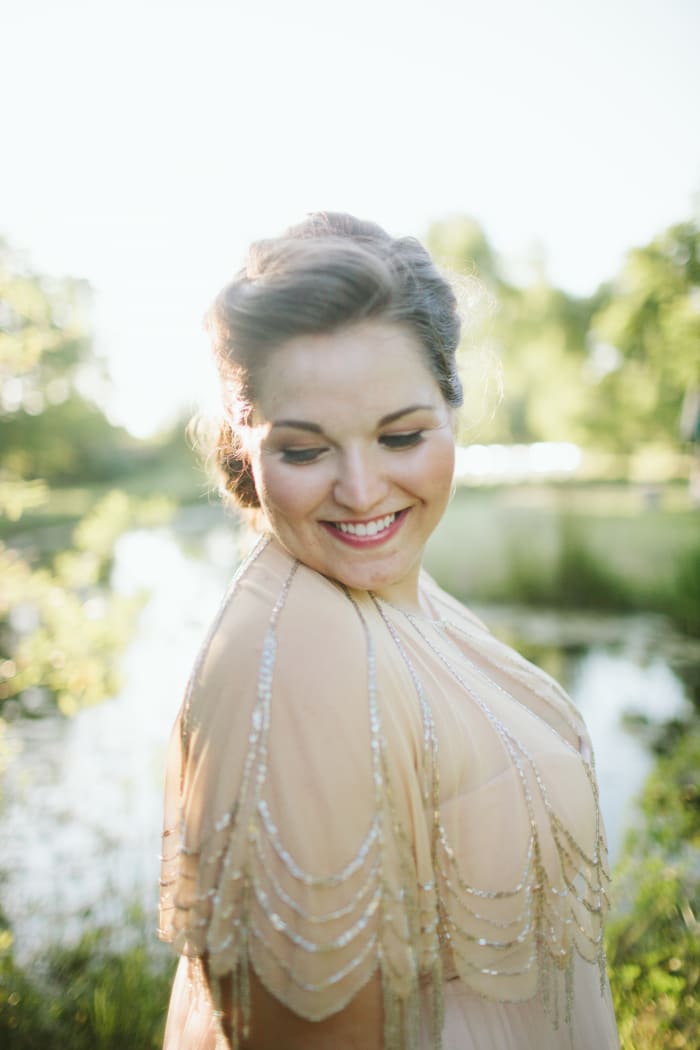 Gown, Annabelle Dress and Trickling Capelet / Photography, Tessa J. / Facebook, Instagram