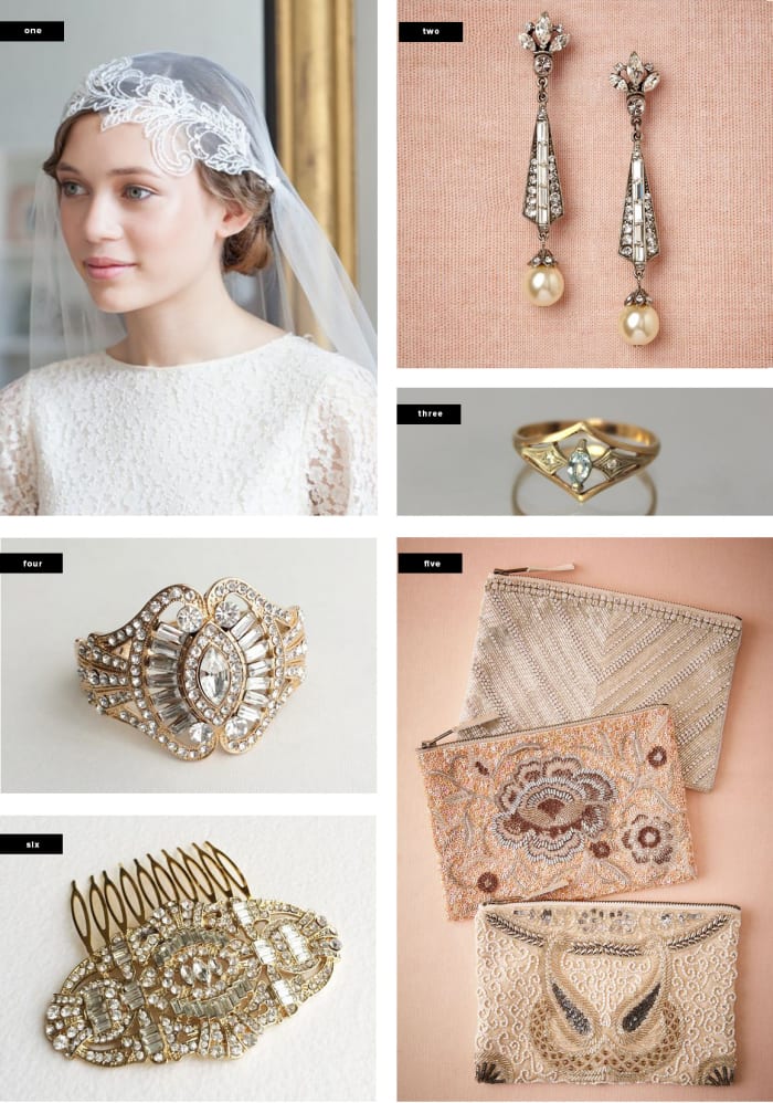 1. Etsy, $252 / 2. BHLDN, $150 / 3. Etsy, $175 / 4. Etsy, $72 / 5. BHLDN, $68 / 6. Etsy, $70