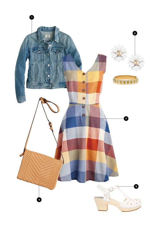 1. J.Crew, $138 / 2. Kate Spade, $98 / 3. ModCloth, $100 / 4. ModCloth, $55 / 6. Asos, $253