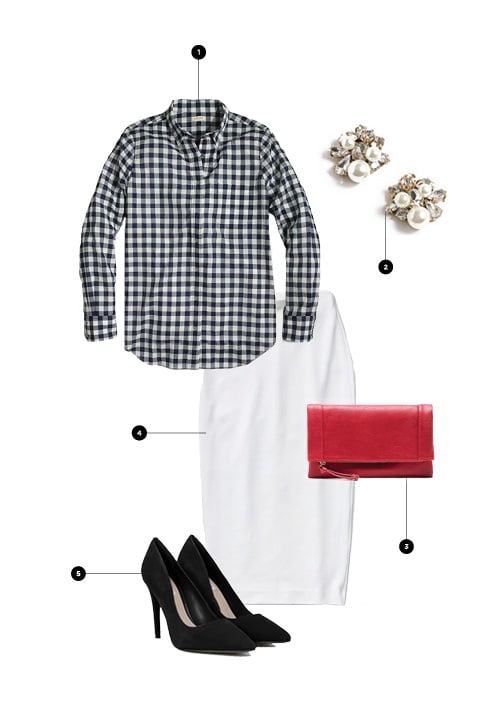 1. J.Crew Factory, $42 / 2. J.Crew, $68 / 3. Sole Society, $40 / 4. Aritzia, $95 / 5. Charles & Keith, $69