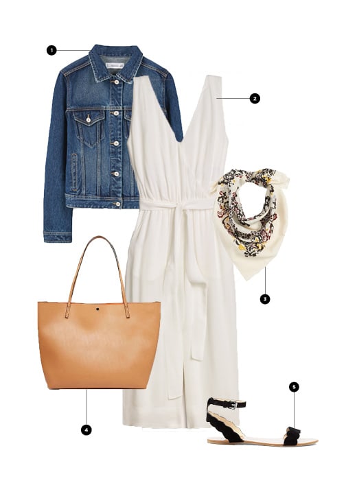 1. Mango, $60 / 2. Aritzia, $185 / 3. Nordstrom, $16 / 4. Asos, $36 / 5. Sole Society, $65