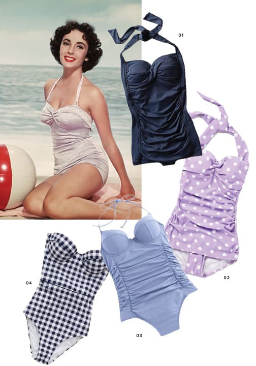 1. Anthropologie, $148 / 2. ModCloth, $90 / 3. J.Crew, $80 / 4. Aerie, $50