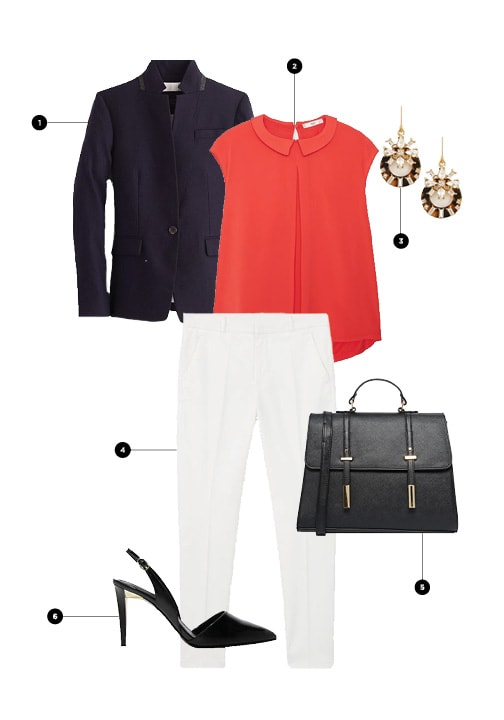 1. J.Crew, $198 / 2. Mango, $40 / 3. Ann Taylor, $40 / 4. Mango, $36 / 5. Charles & Keith, $89 (similar) / 6. Charles & Keith, $57