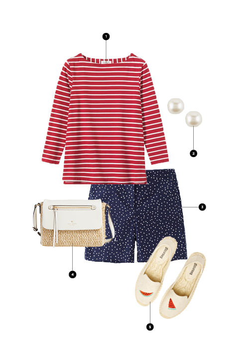 1. Toast, $71 / 2. Ann Taylor, $28 / 3. Boden, $68 / 4. Nordstrom, $178 / 5. Soludos, $75