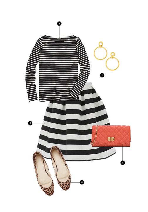 1. J.Crew Factory, $25 / 2. BaubleBar, $34 / 3. Oasis, $116 / 4. Charles & Keith, $49 / 5. Asos, $23