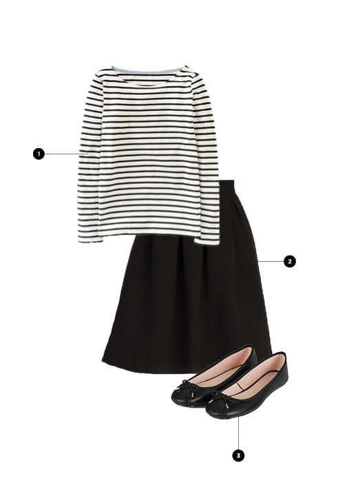1. Boden, $27 / 2. ModCloth,$60 / 3. Top Shop, $26