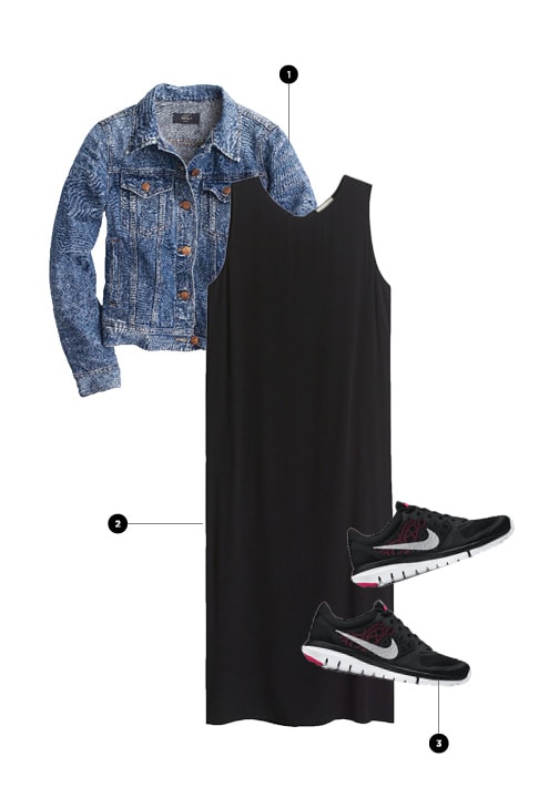 1. J.Crew, $128 / 2. Aritzia, $75 / 3. Nike, $70