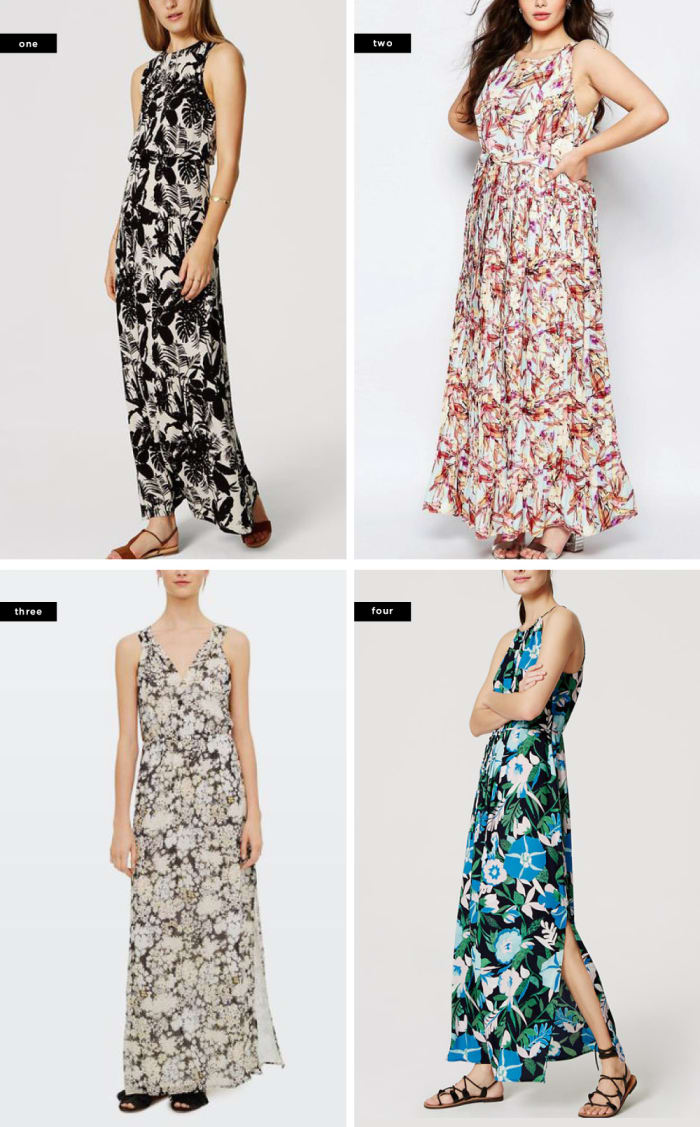 1. Loft, $80 / 2. ASOS, $84 / 3. Club Monaco, $219 / 4. Loft, $65