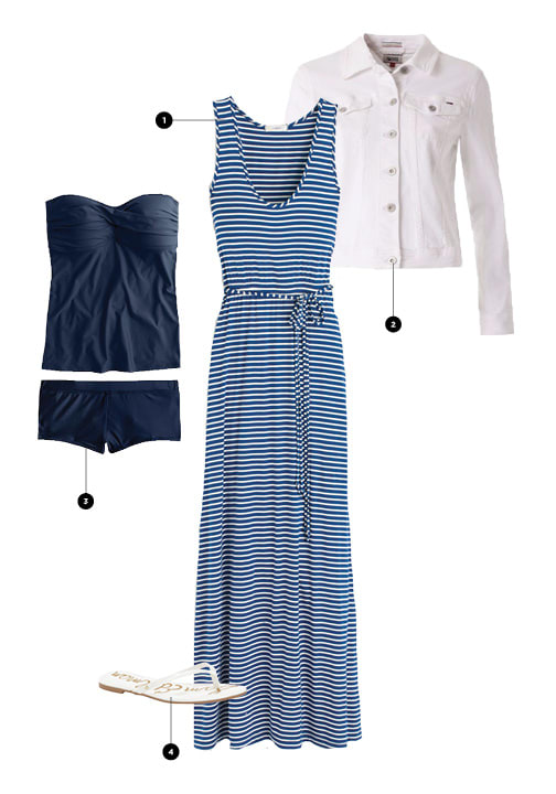 1. J.Crew, $110 / 2. House of Frasier, $73 / 3. J. Crew, $65, J. Crew, $46 / 4. Nordstrom,$28