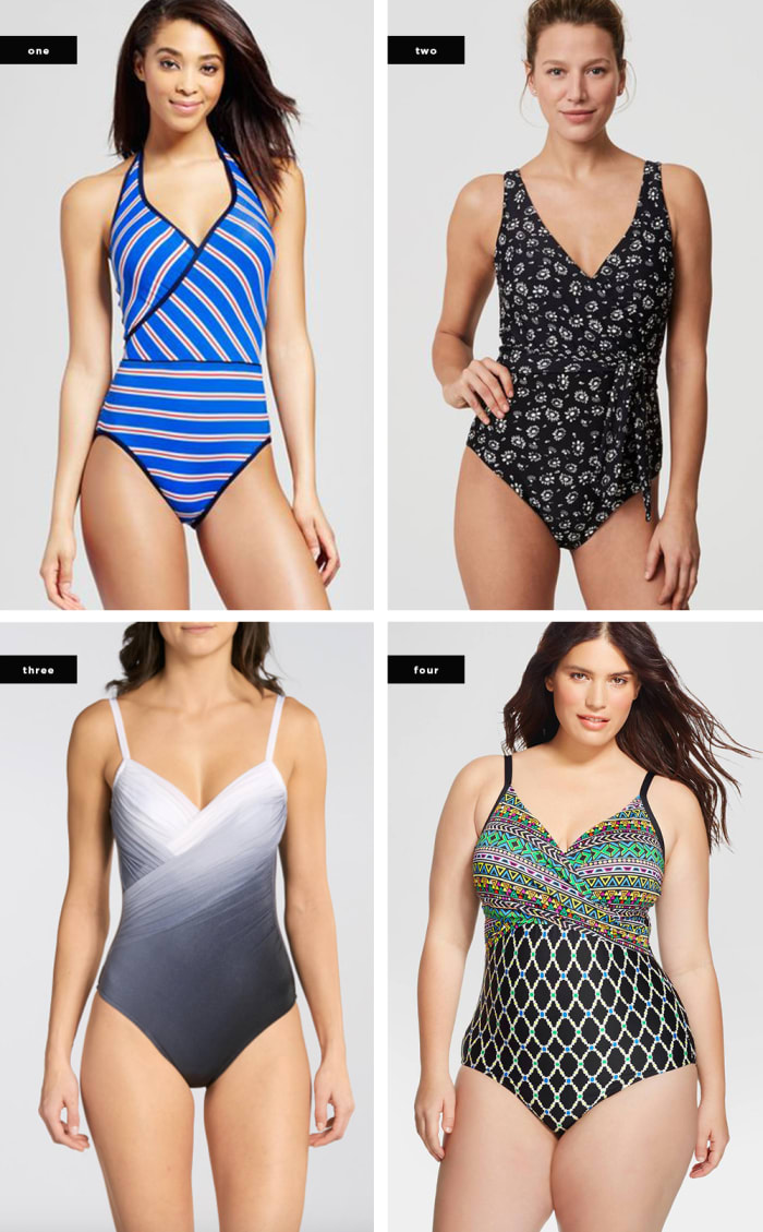 1. Target, $25 / 2. Loft, $90 / 3. Wala Swim, $299 / 4. Target, $50