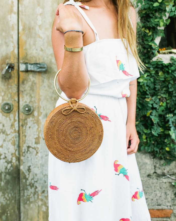Woven Drum Bag (temporarily out of stock, returning August 1. See here for similar.)