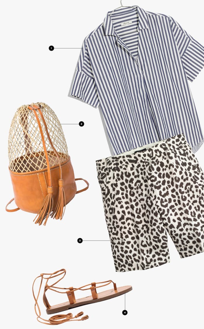 1. Madewell, $72 / 2. 31 Bits, $118 / 3. J.Crew, $70 / 4. Madewell, $50