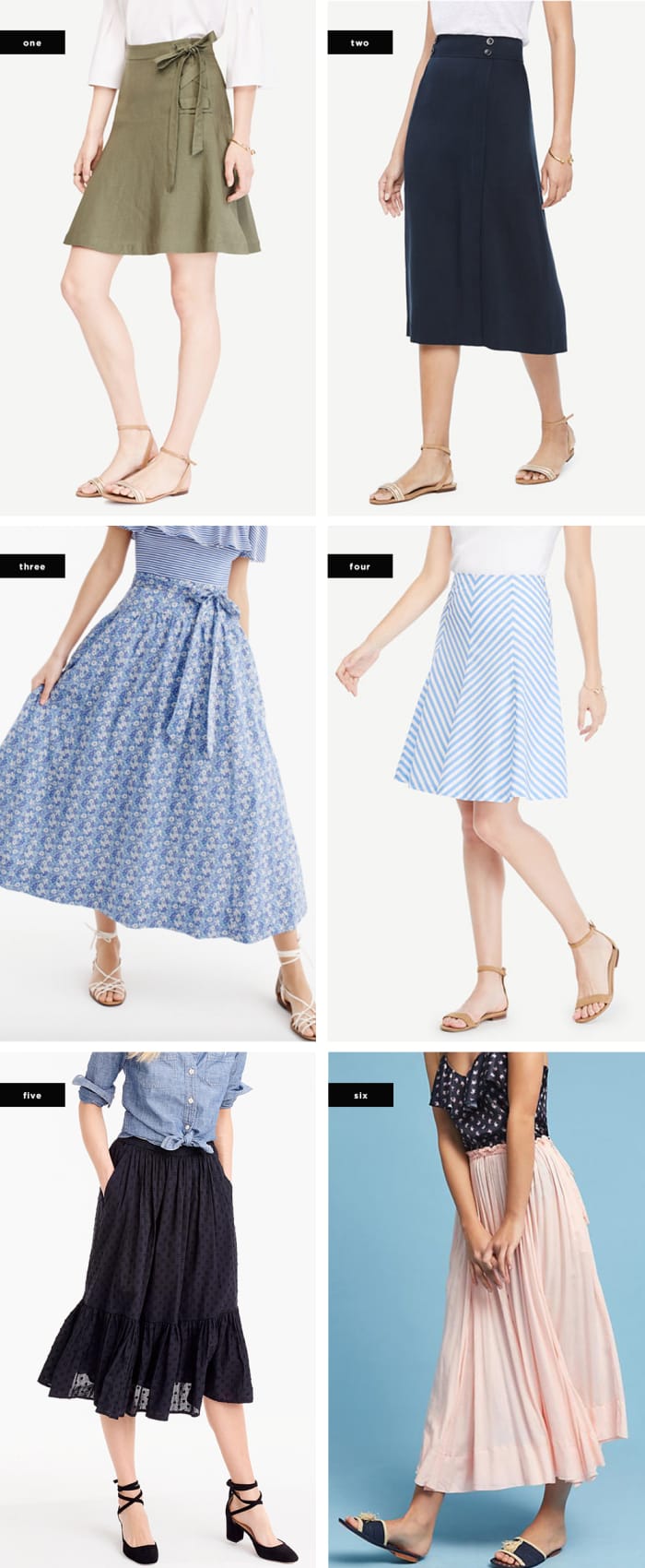 Feminine Skirts (on Sale) That Will Save You from This Heat - Verily