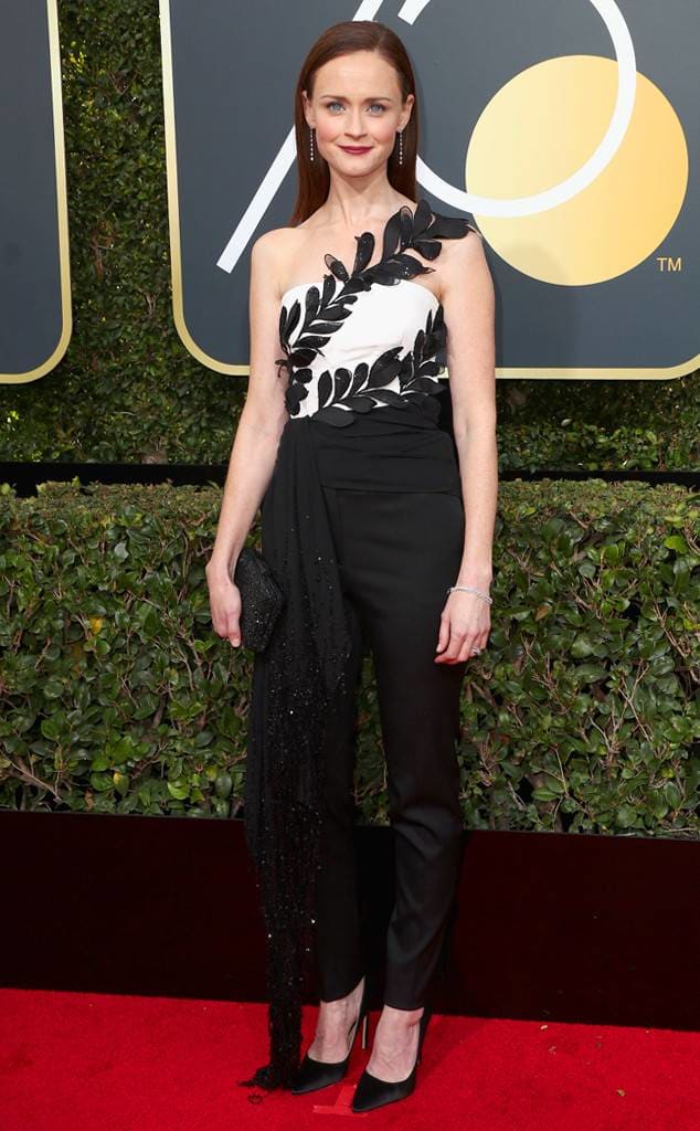 Alexis Bledel, Oscar de la Renta // Photo Credit: E! News