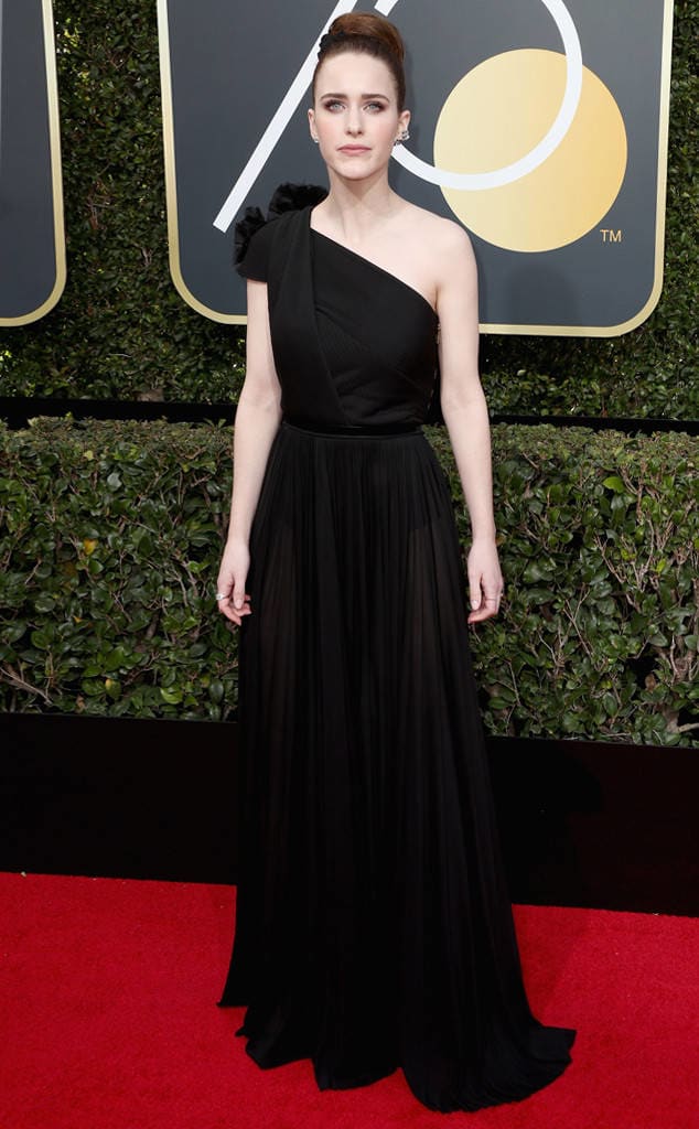 Rachel Brosnahan, Vionnet // Photo Credit: E! News
