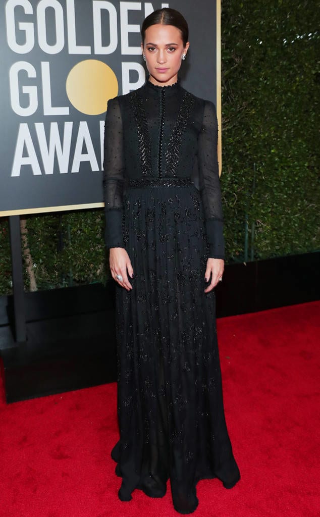 Alicia Vikander, Louis Vuitton // Photo Credit: E! News