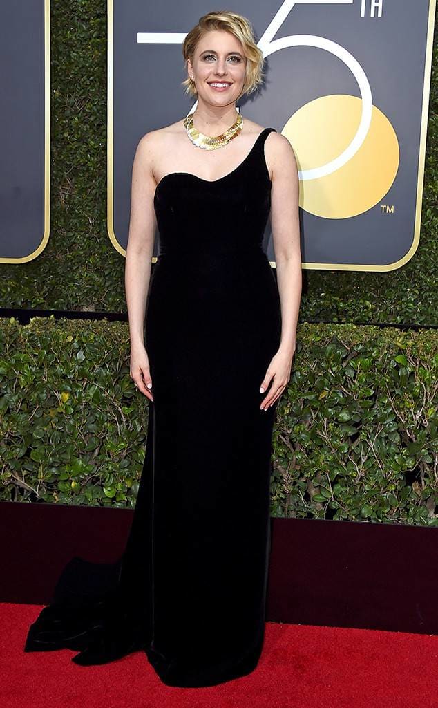 Greta Gerwig, Oscar de la Renta // Photo Credit: E! News