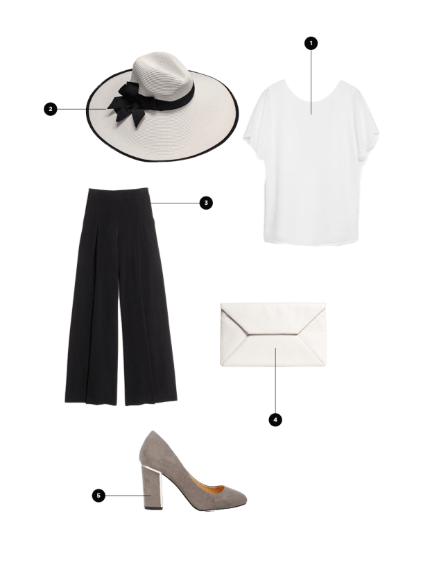1. Mango, $60 / 2. Luxury Divas, $30 / 3. Madewell, $108 / 4. Brooks Brothers, $59 / 5. Asos, $70