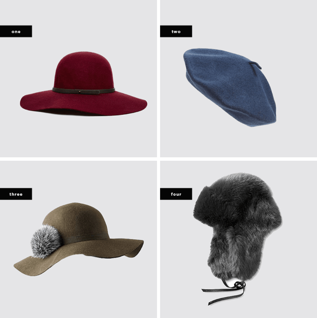 1. Asos, $29 (similar) / 2. Nordstrom, $24 / 3. Anthropologie, $78 / 4. Banana Republic, $80