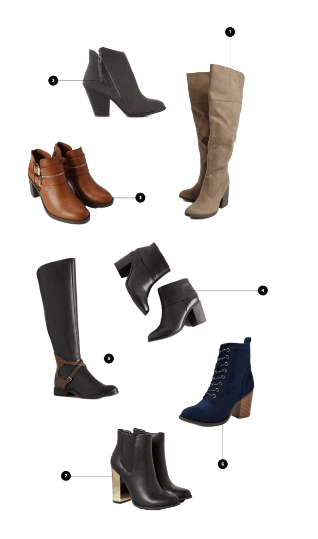 1. Ruche, $59 / 2. Nordstrom, $98 (similar) / 3. Forever 21, $40 / 4. ModCloth, $100 / 5. ModCloth, $89 / 6. Target, $28 / 7. Forever 21, $40