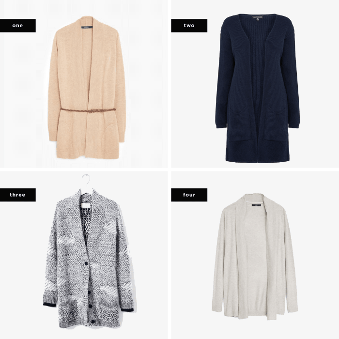 1. Mango, $35 / 2. Warehouse, $45 / 3. Banana Republic, $148 / 4. Mango, $25