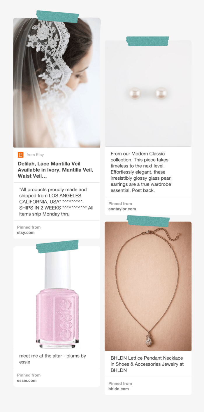1. Marisol Aparicio, $85 / 2. Ann Taylor, $28 / 3. Essie, $9 / 4. BHLDN, $100