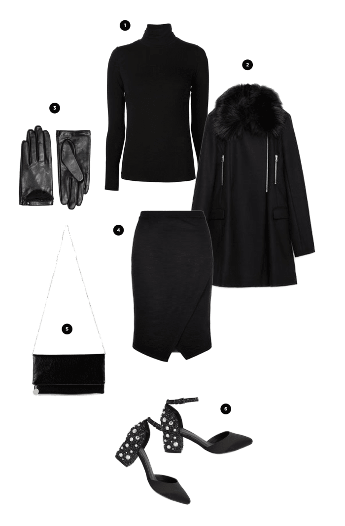 1. Farfetch, $140 / 2. Zara, $199 / 3. & Other Stories, $33 / 4. New Look, $23 / 5. Azalea, $59 / 6. Asos, $41