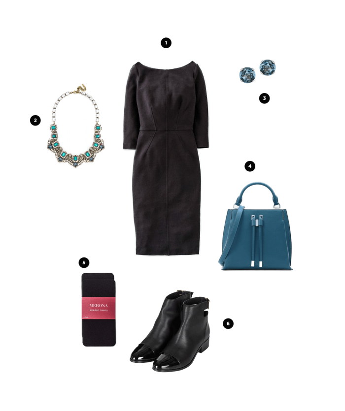 1. Boden, $138 / 2. BaubleBar, $68 / 3. Overstock, $41 / 4. Charles & Keith, $89 / 5. Target, $14 / 6. Topshop, $140