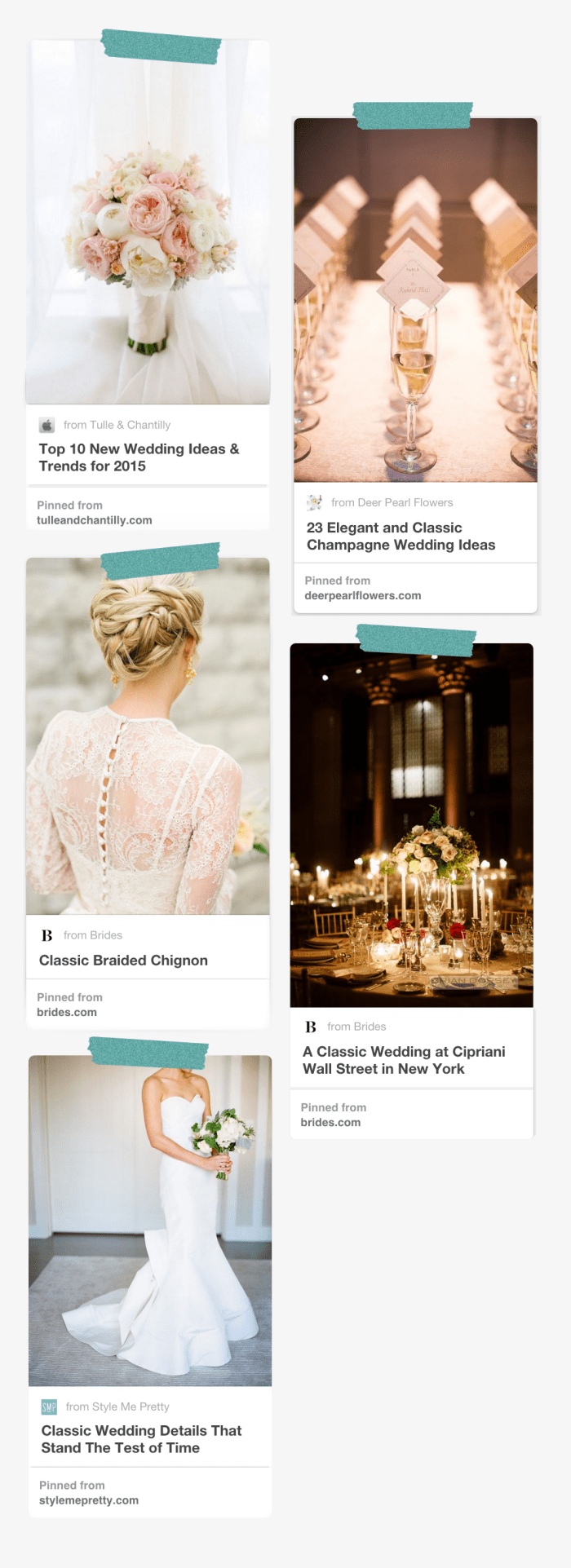 Images via: Tulle and Chantilly / Deer Pearl Flowers / Kristyn Harder Photography / Brian Dorsey Photography / Love Is a Bird