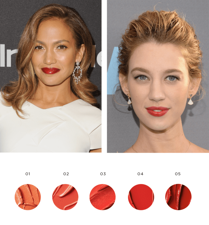 1. MAC, Meltdown, $17 / 2. MAC, Flamingo, $17 / 3. MAC, So Chaud, $17 / 4. MAC, My Inner Femme, $17 / 5. MAC, Cardinal, $17
